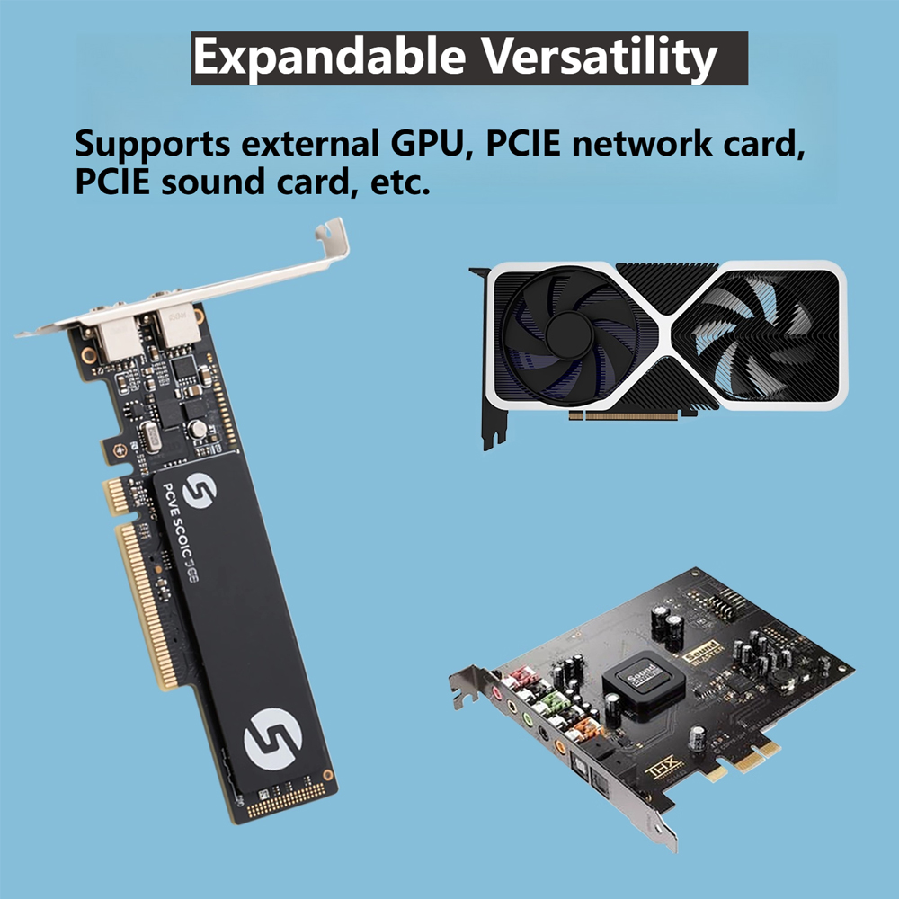 Dock card đồ họa rời Oculink e - đánh giá và giá Oculink Egpu Mini Pc