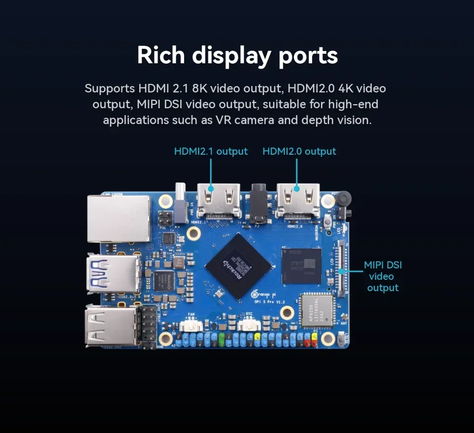Orange Pi 5 Pro 6GB / 8GB / 16 - đánh giá và giá Orange Pi 5 Plus 16Gb