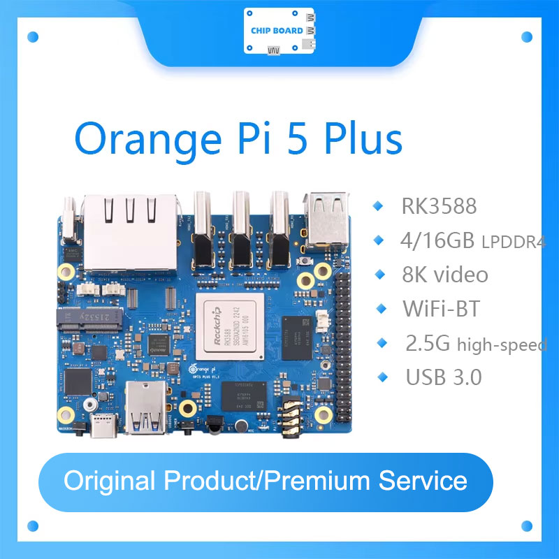 Orange Pi 5 Plus, máy tính đơn - đánh giá và giá Rockchip Rk3588 Development Board